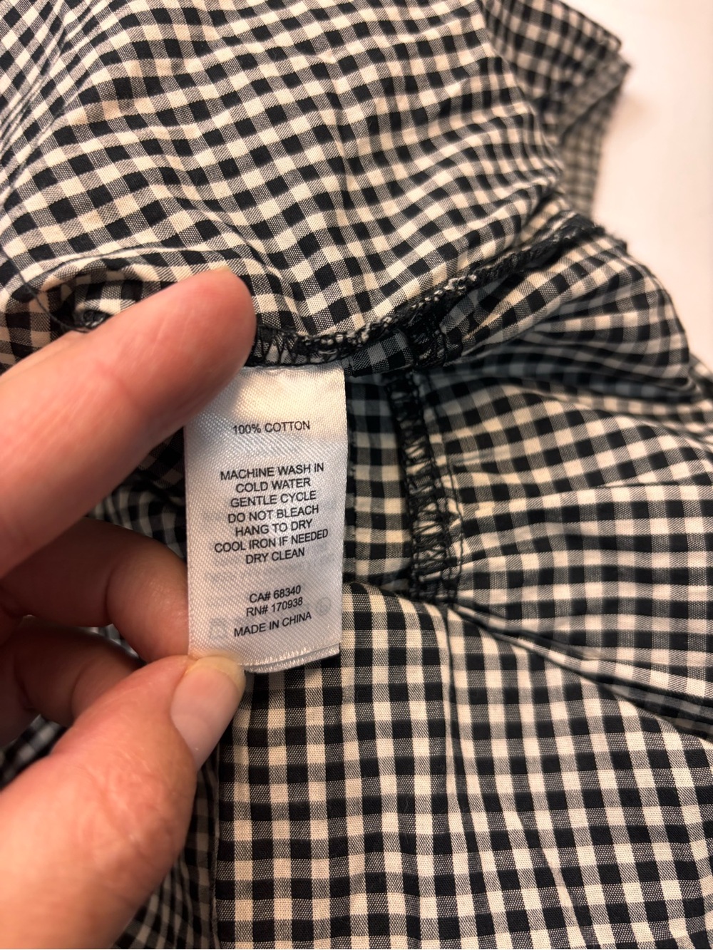 Maison D'Amelie Paris Black and White Gingham Tiered Midi Pleated Skirt, sz 2 - Picture 9 of 12